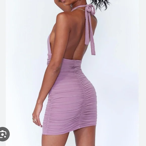 Princess Polly Carly Mini Purple Dress - Picture 2 of 7